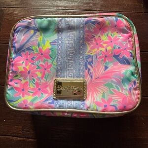 Lilly Pulitzer Floral Lunch Box - Pink, Blue, Green